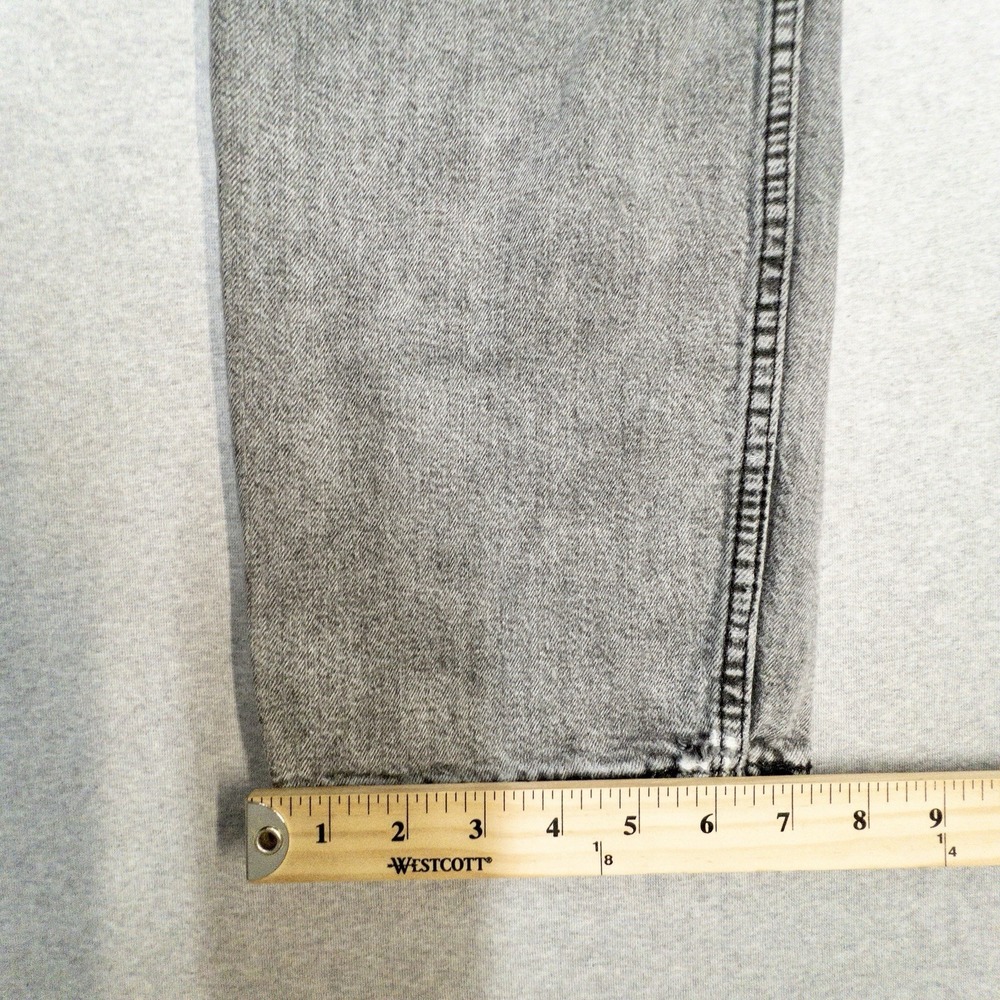 Levis Slim Fit Black Jeans Mens 36x32 Levi's Denim *Belt Tag Removed* - Picture 7 of 8